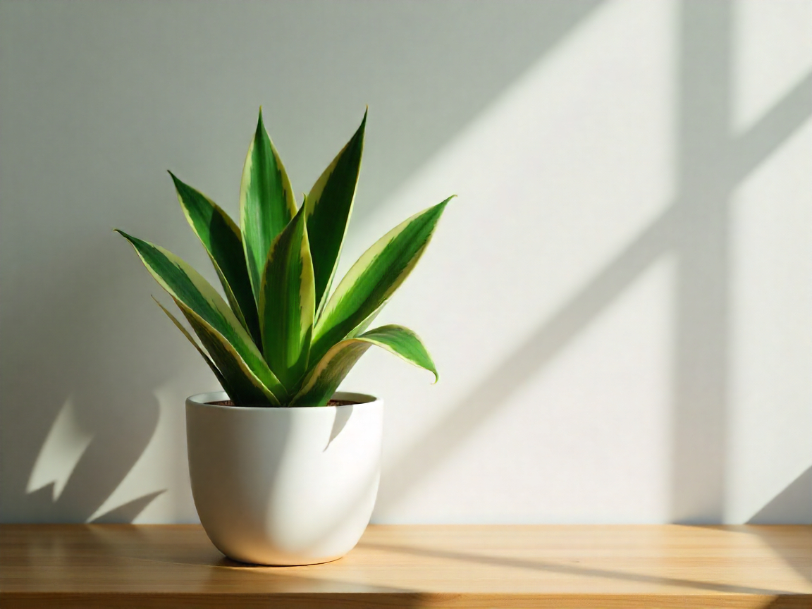 Snake Plant Sansevieria innendørsplante